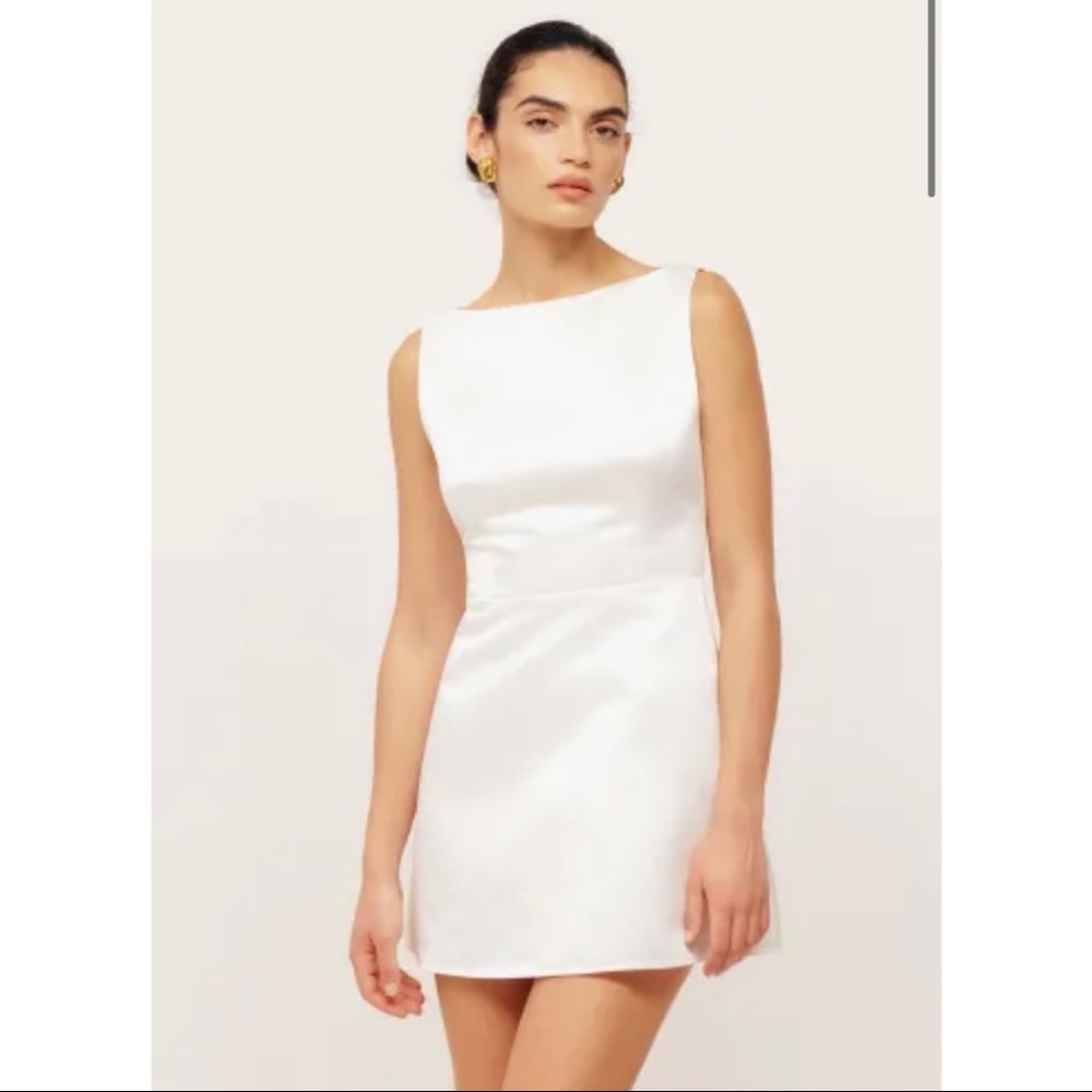 Reformation Ivory Zenni Dress
